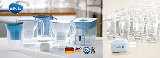 친환경 코코넛 필터로 만들어진 친환경의 대명사, '브리타(Brita)' 정수기